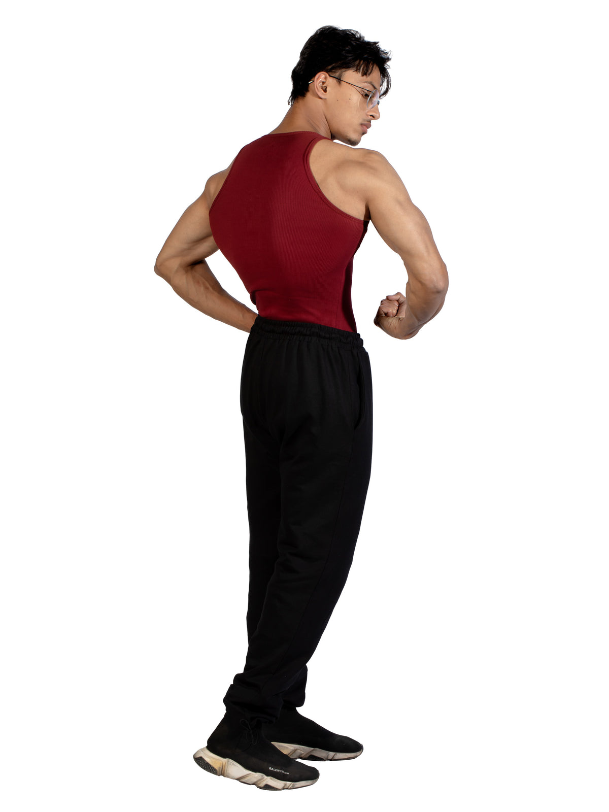 Signature Ribbed Vest Red