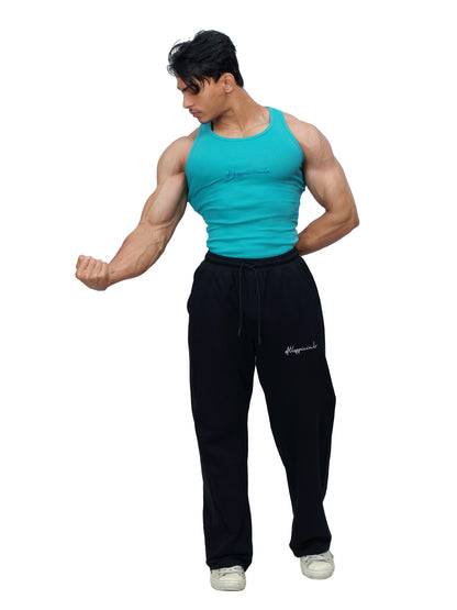 Signature Ribbed Vest Sky Blue 