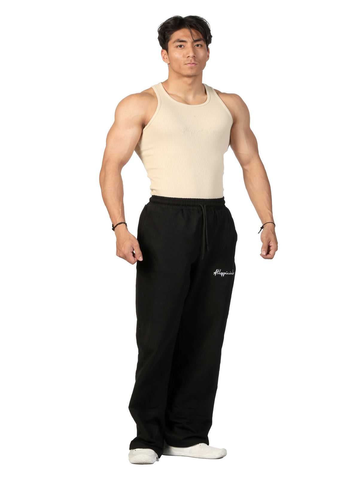 Signature Ribbed Vest Wood Ash