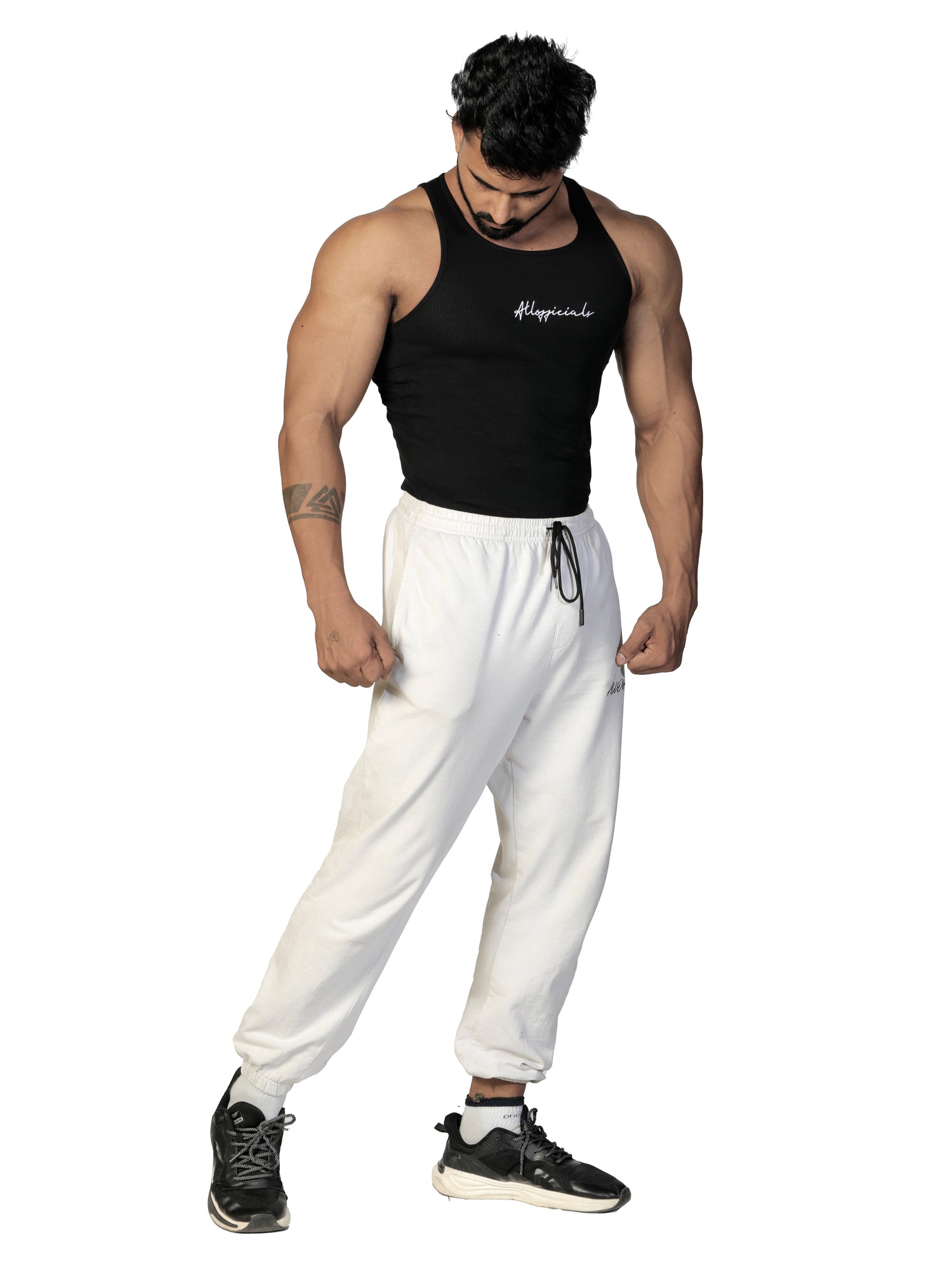 Signature Ribbed Vest black s m l xl xxl 2xl