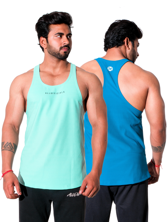 Twill Stringer Petrol Blue/Aqua