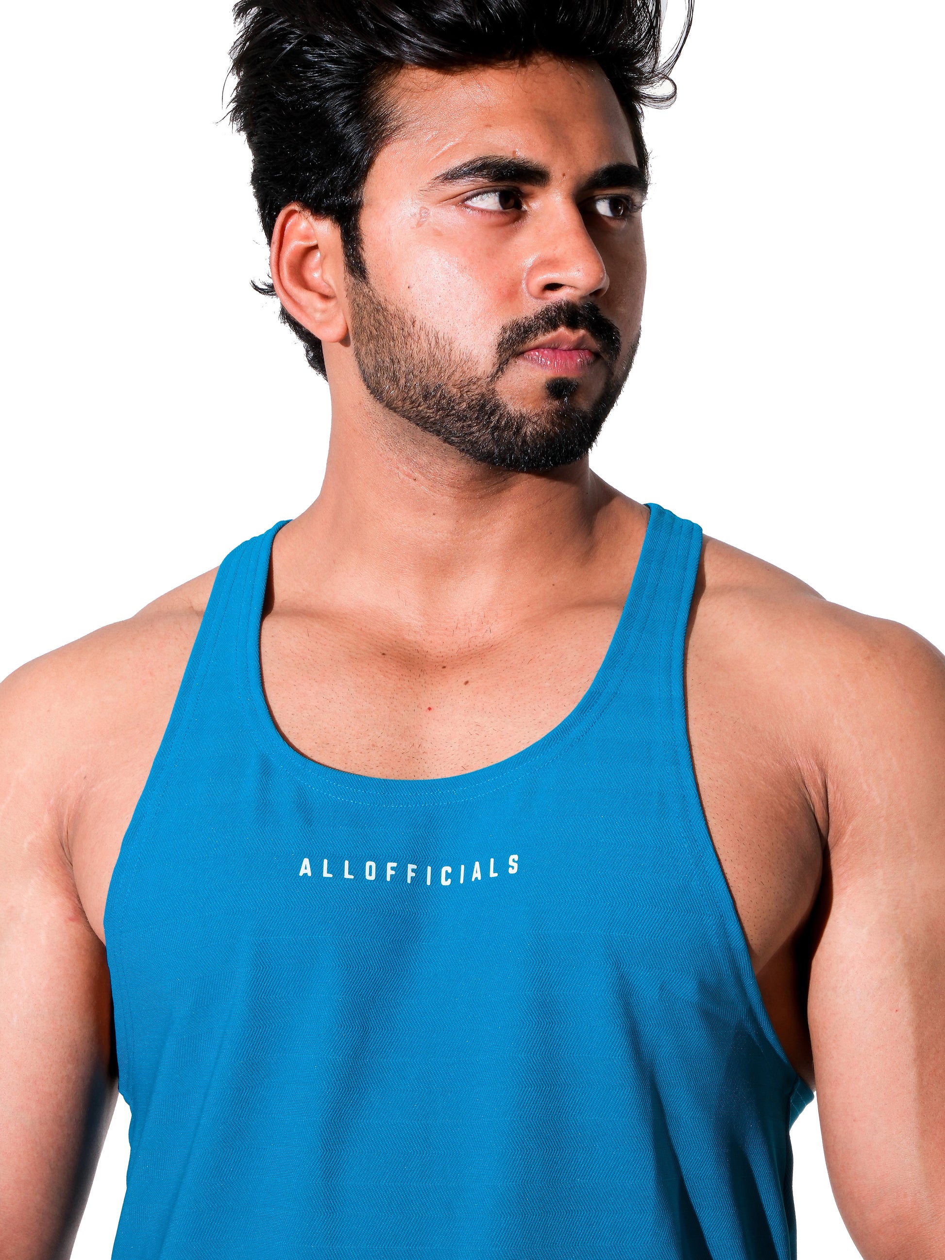 Twill Stringer Petrol Blue right side