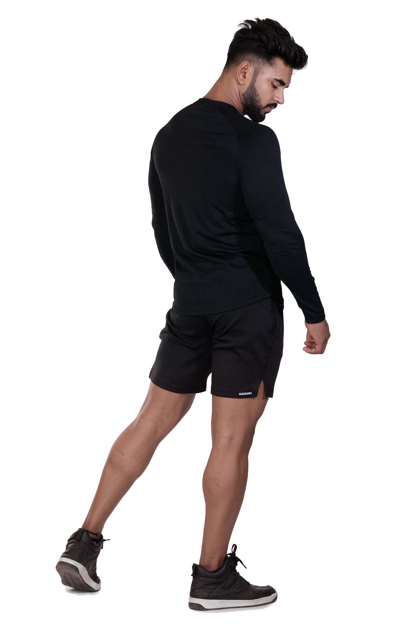 Ultra Light Tee Full Sleeve Black back view