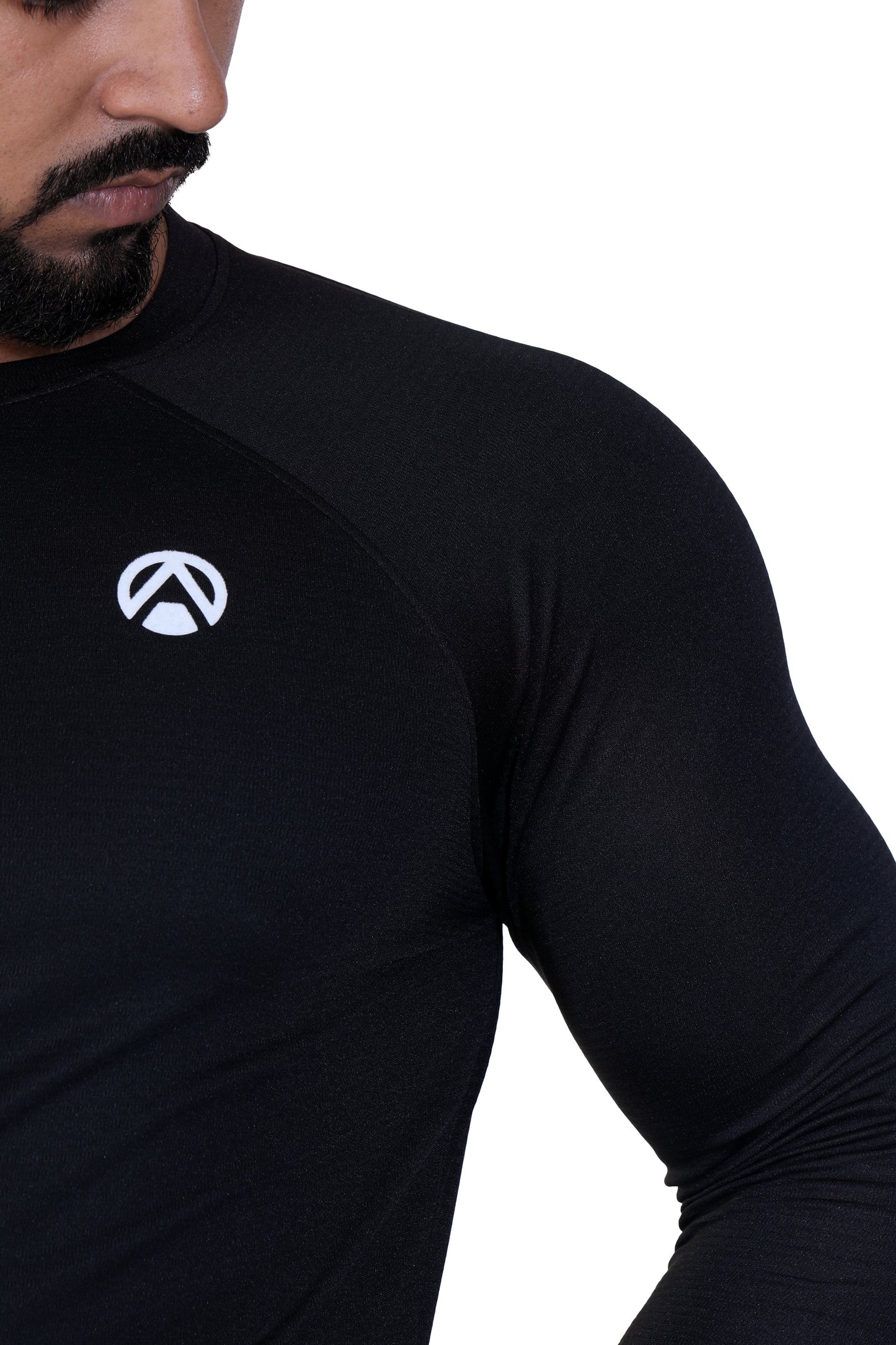 Ultra Light Tee Full Sleeve Black close view