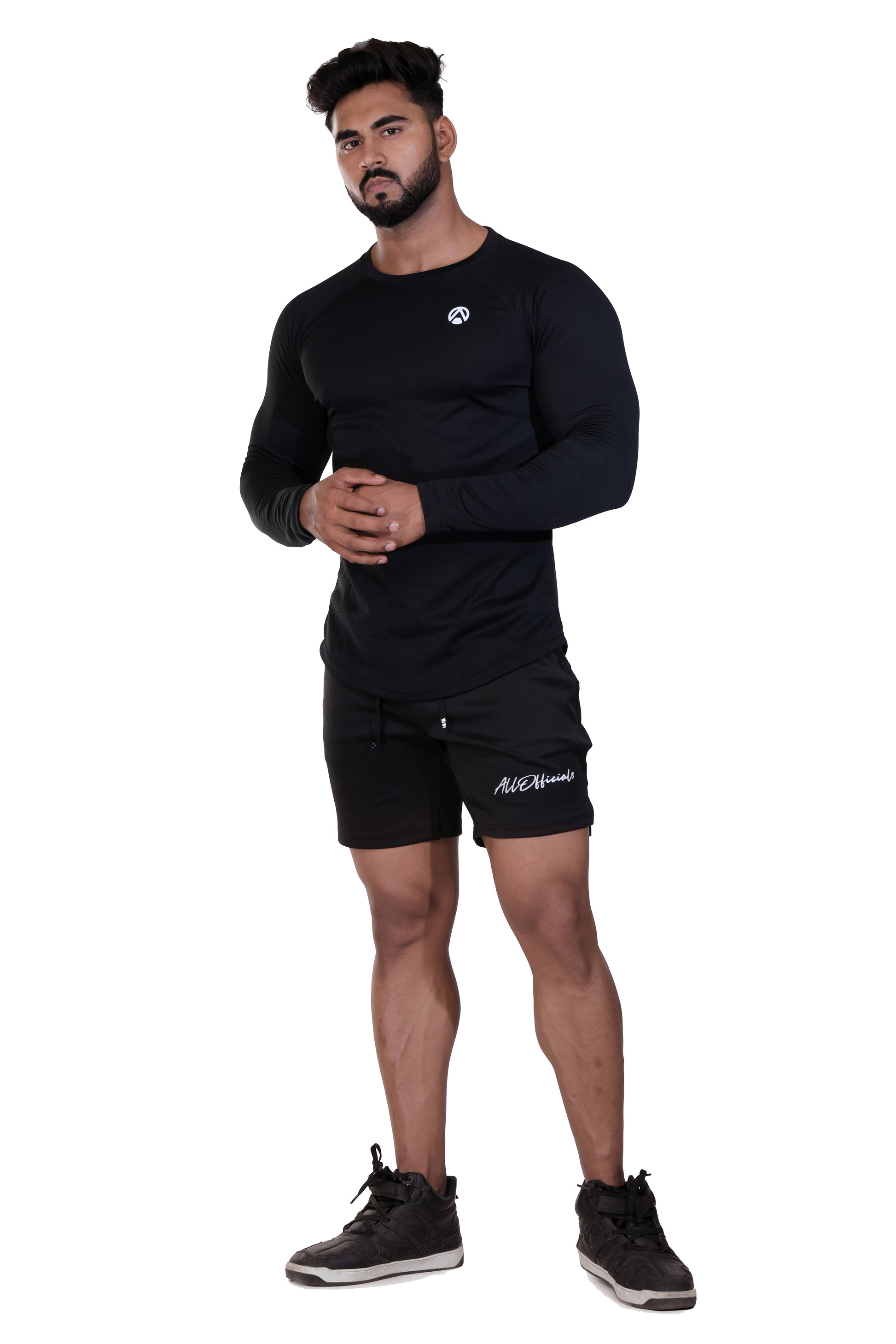 Ultra Light Tee Full Sleeve Black front