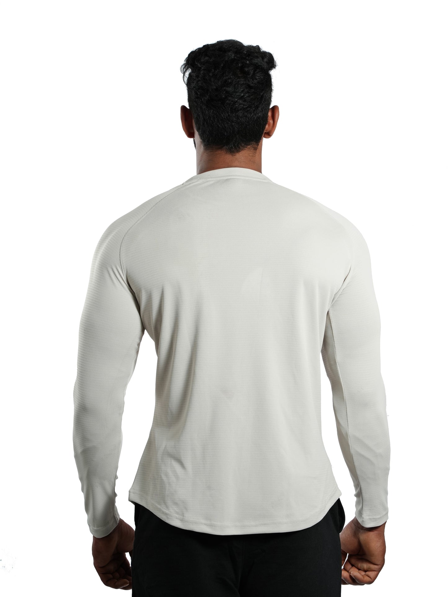 Ultra Light Tee Full Sleeve Light Grey back
