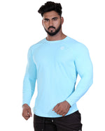 Ultra Light Tee Full Sleeve Ocean Blue