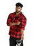Unisex Oversized Flannel Shirt