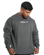 Unisex Signature Oversized Sweatshirt Steel Grey