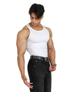 Core Ribbed Vest White