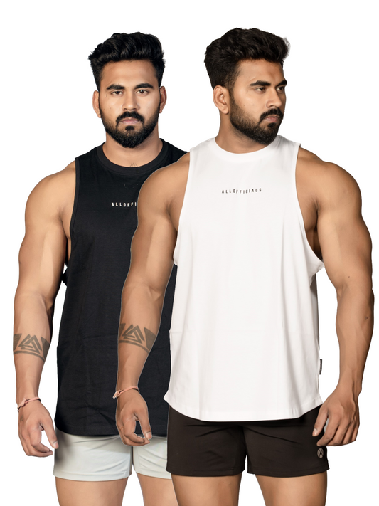 Core Sleeveless Sando 2-Pack (B/W)
