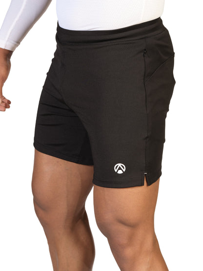 black gym shorts for men