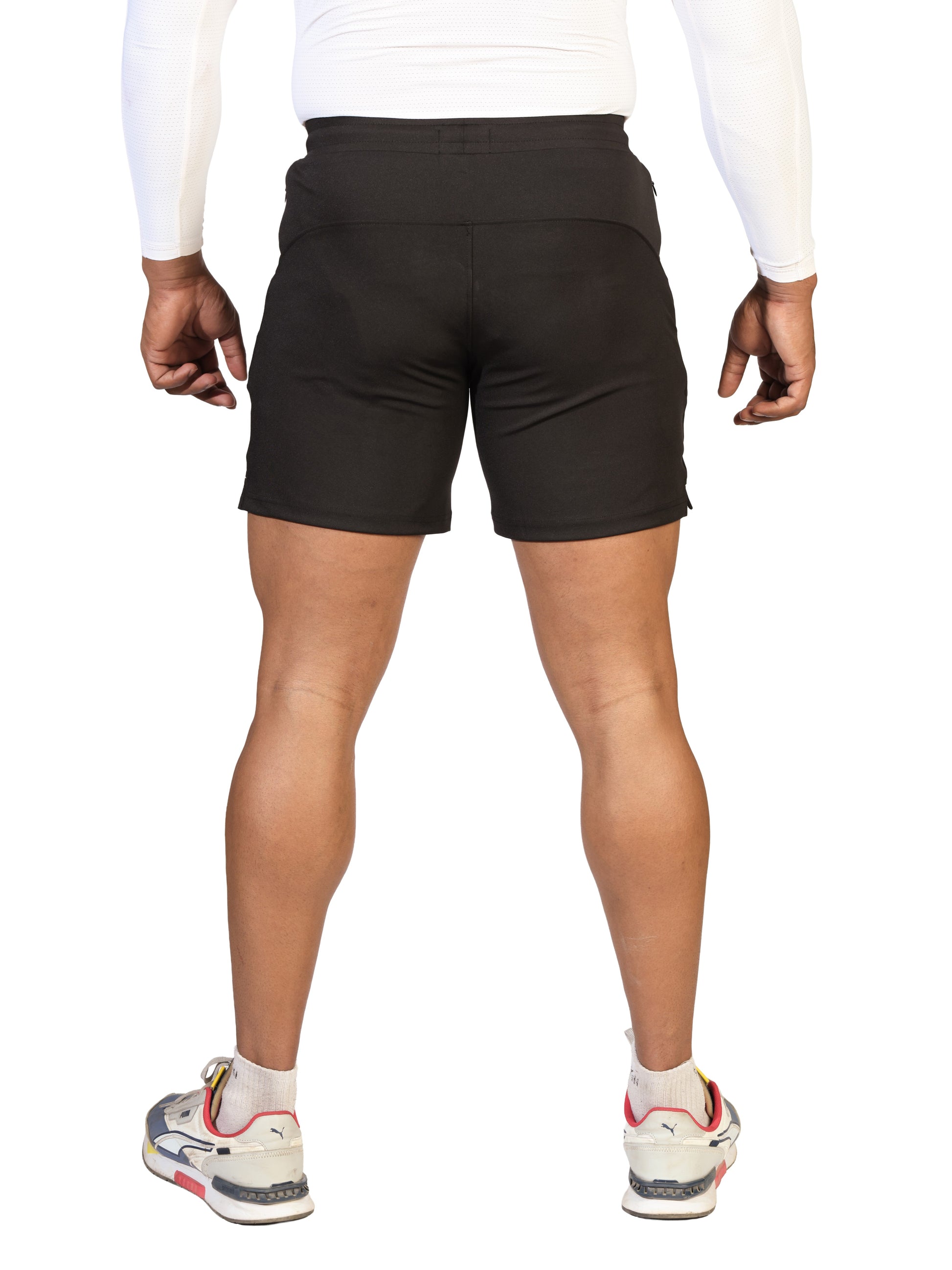 gym shorts for men back side